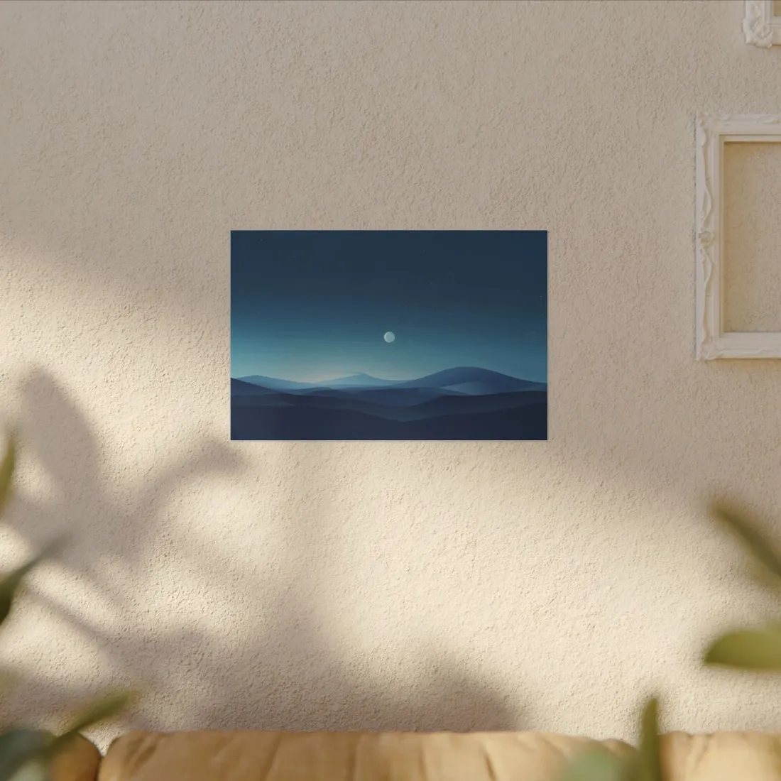 Minimalist Night Sky: Stars and Constellations Art - Canvas