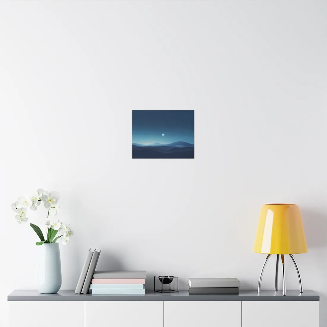 Minimalist Night Sky: Stars and Constellations Art - Canvas