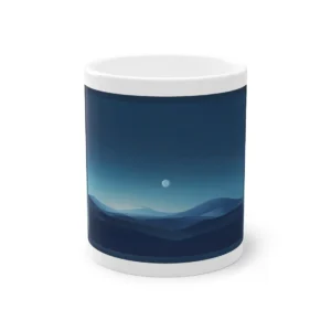 Moon over Blue Hills Mug