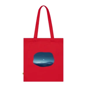 Moon over Blue Hills Tote Bag