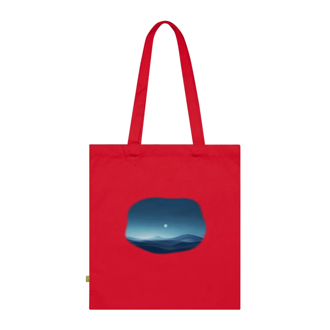 Minimalist Night Sky: Stars and Constellations Art - Tote Bag (Classic Red)