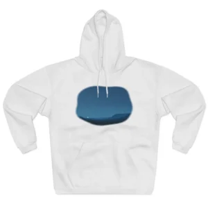 Night Hills with Crescent Moon Hoodie