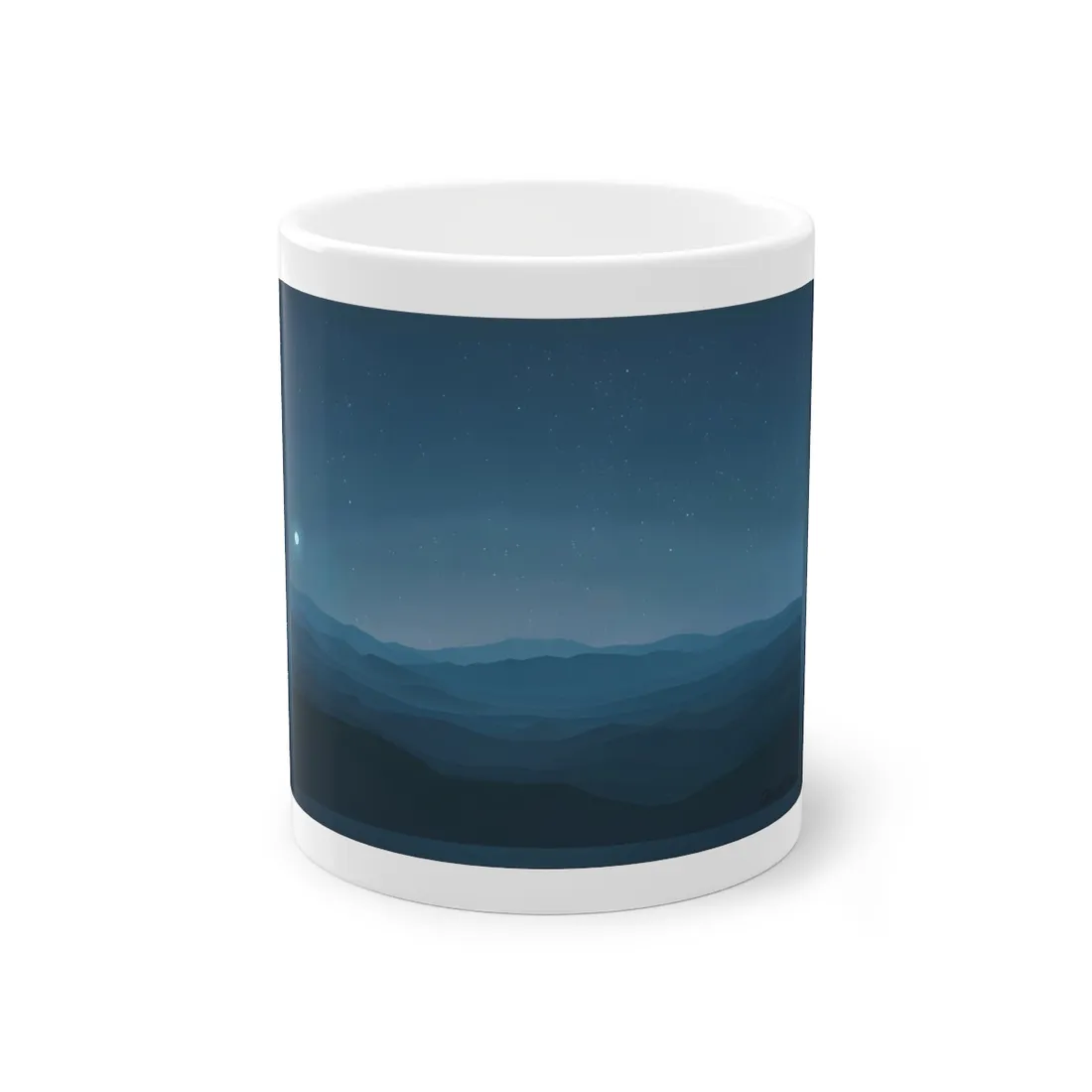 Minimalist Night Sky: Tranquil - Mug