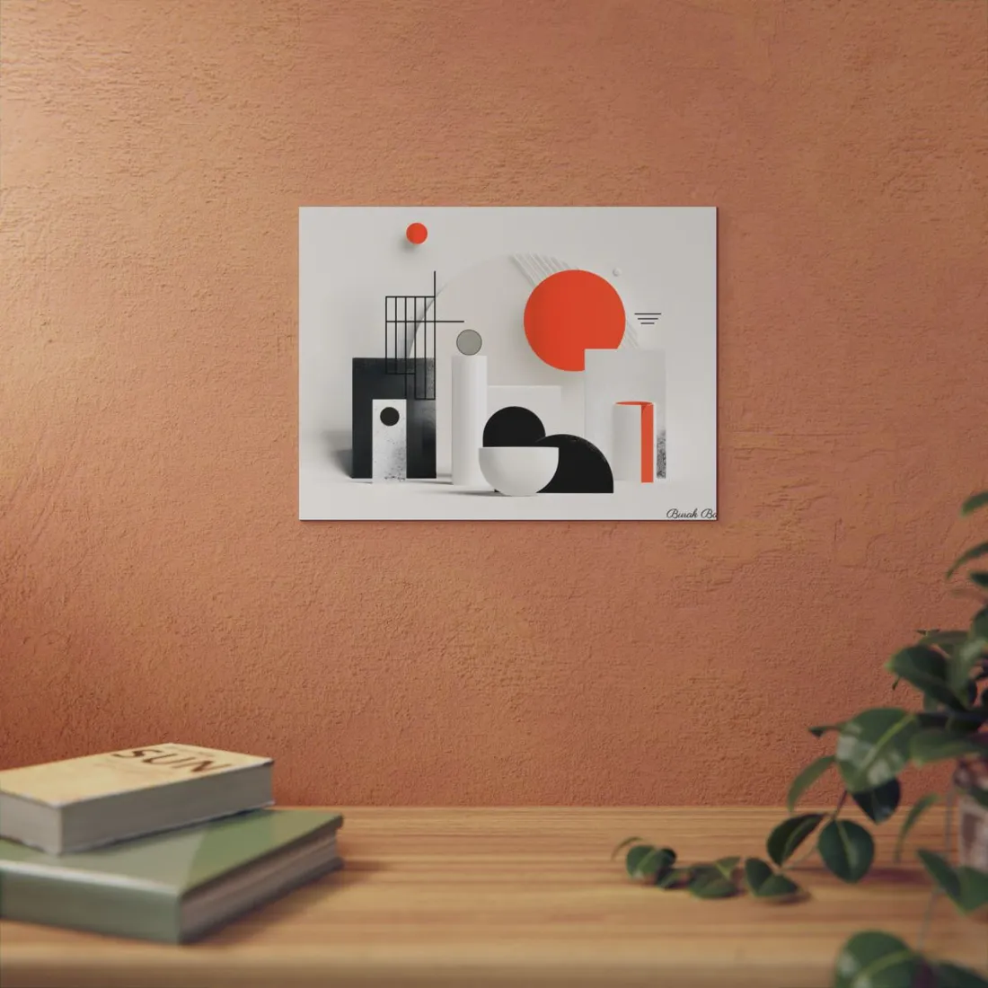 Minimalist Product Mystery: Bold Illustration Art - Metal Poster