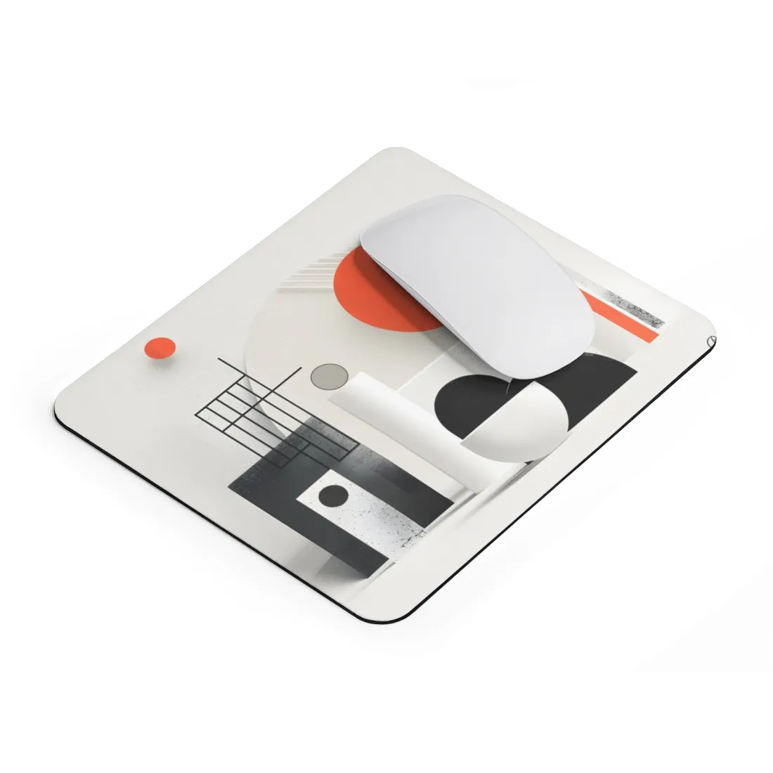 Minimalist Product Mystery: Bold Illustration Art - Mouse Pad