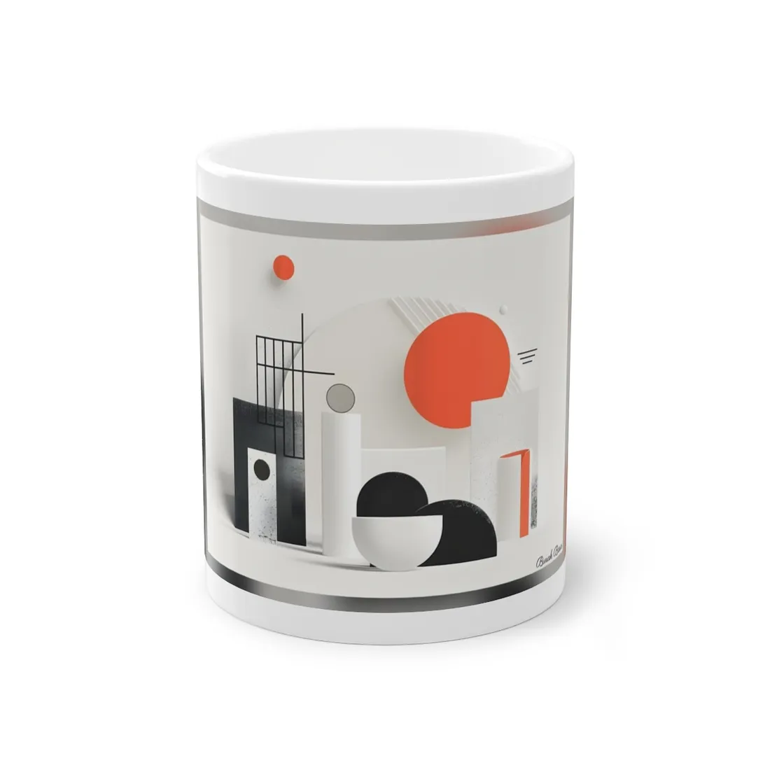 Minimalist Product Mystery: Bold Illustration Art - Mug
