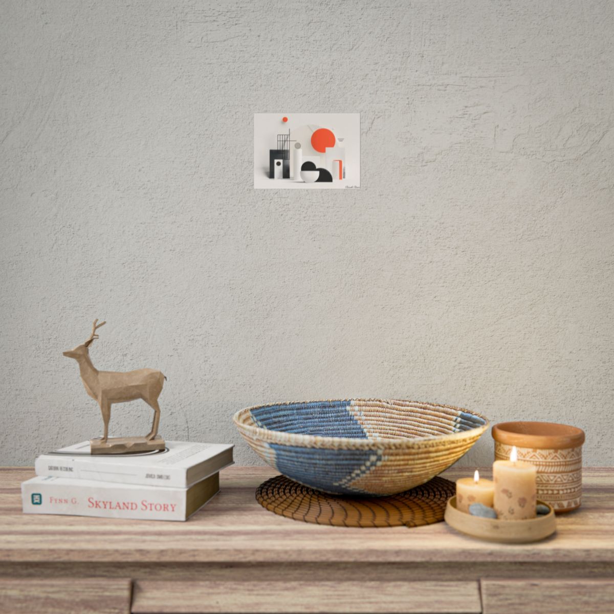 Minimalist Product Mystery: Bold Illustration Art - Poster