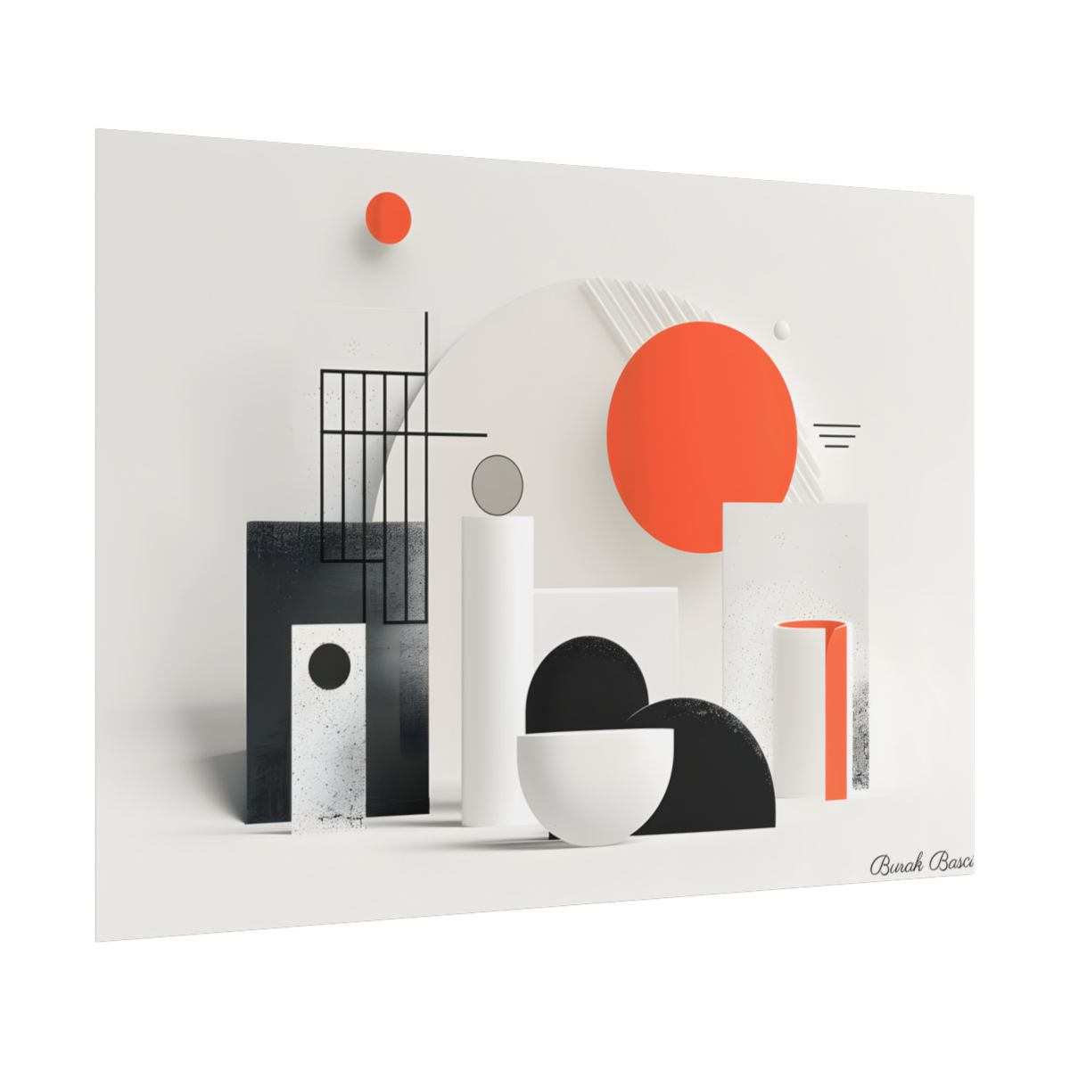 Minimalist Product Mystery: Bold Illustration Art - Poster