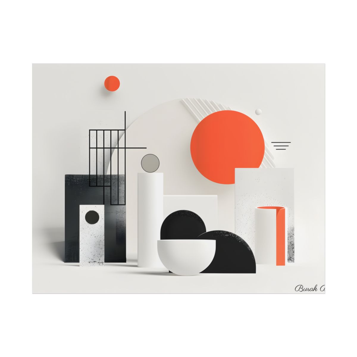 Minimalist Product Mystery: Bold Illustration Art - Poster