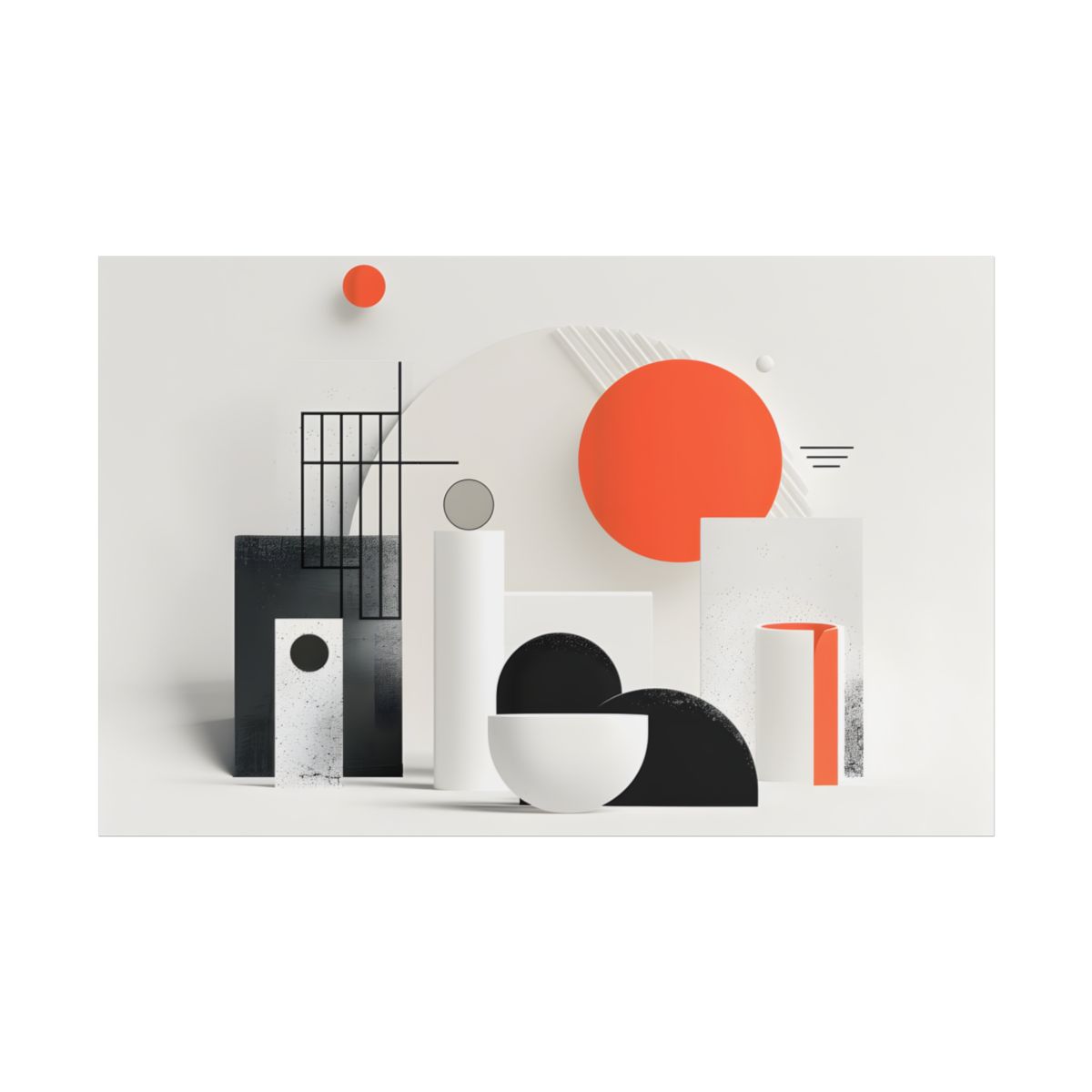 Minimalist Product Mystery: Bold Illustration Art - Poster