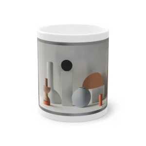Matte Ceramic Vases Still Life Mug