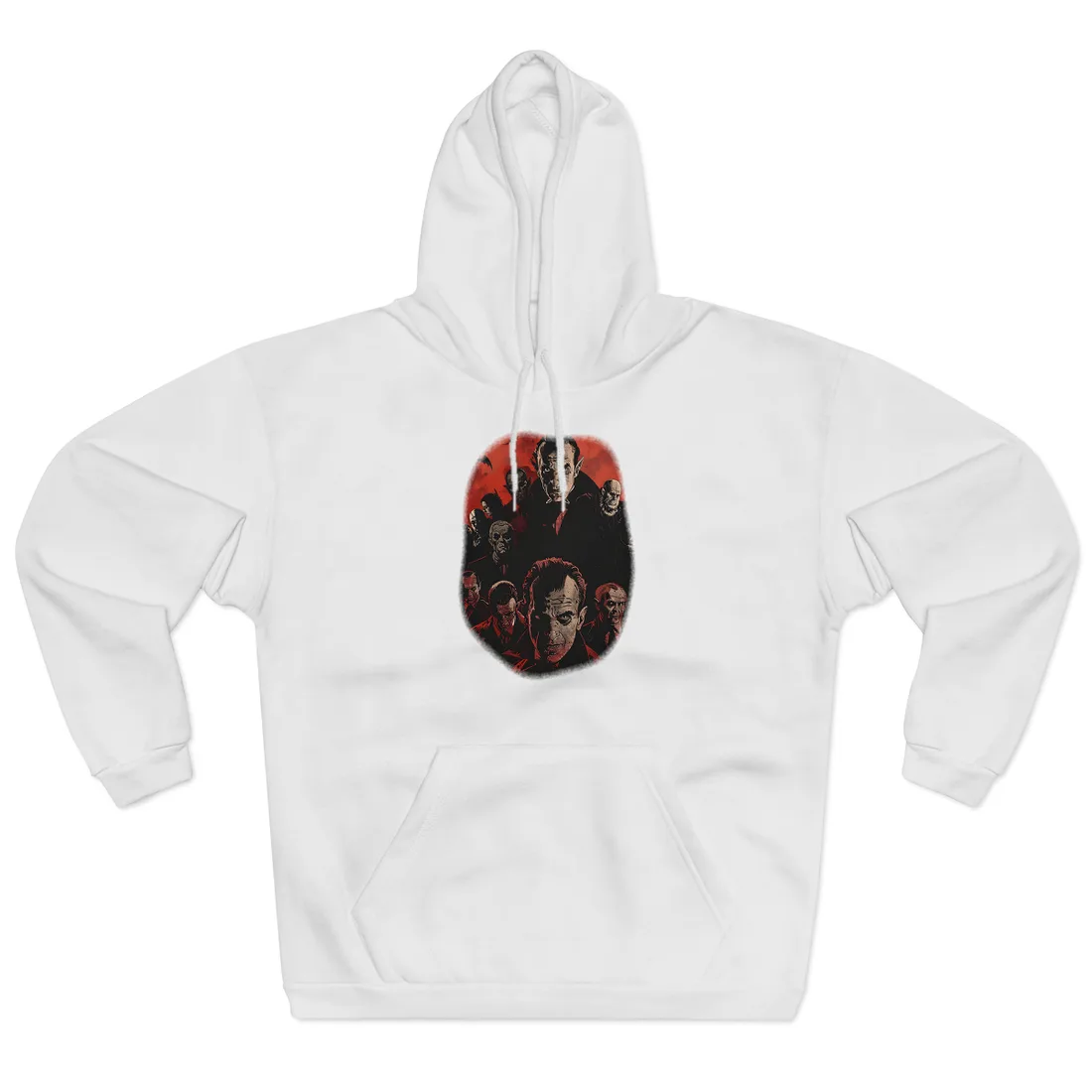 Mischievous Vampires: A Charismatic Leader's Nightly Revelry - Hoodie (White)
