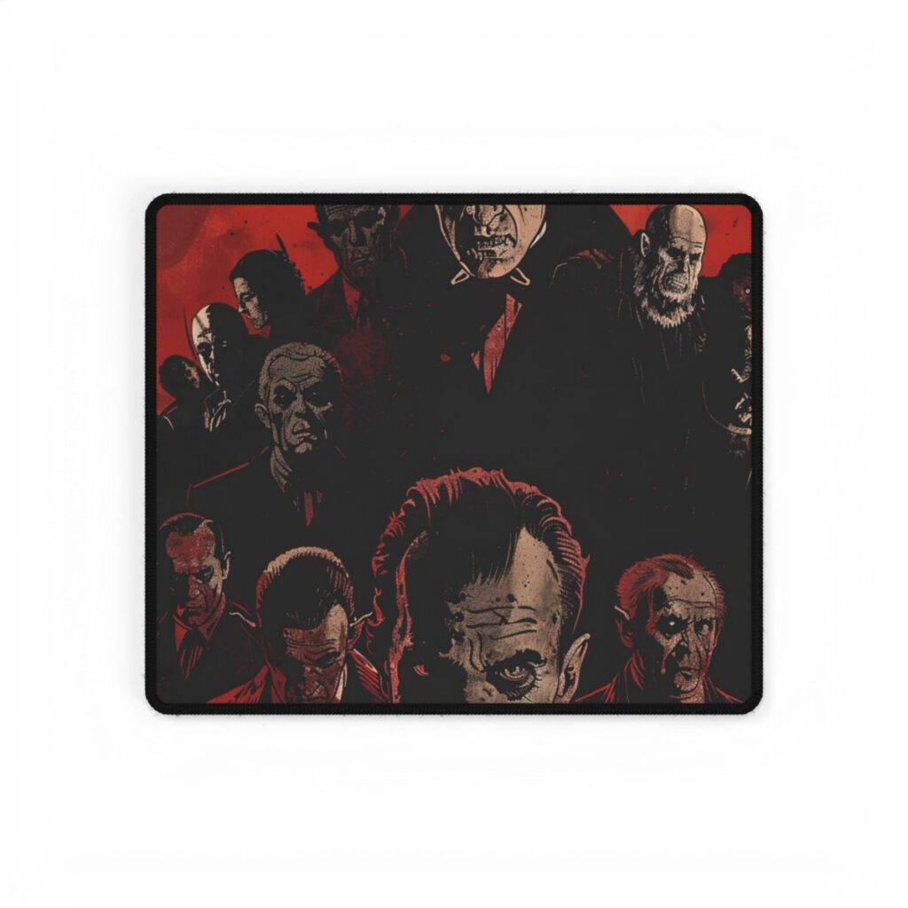 Mischievous Vampires: A Charismatic Leader's Nightly Revelry - Desk Mat
