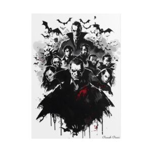 Vampires with Bats Poster