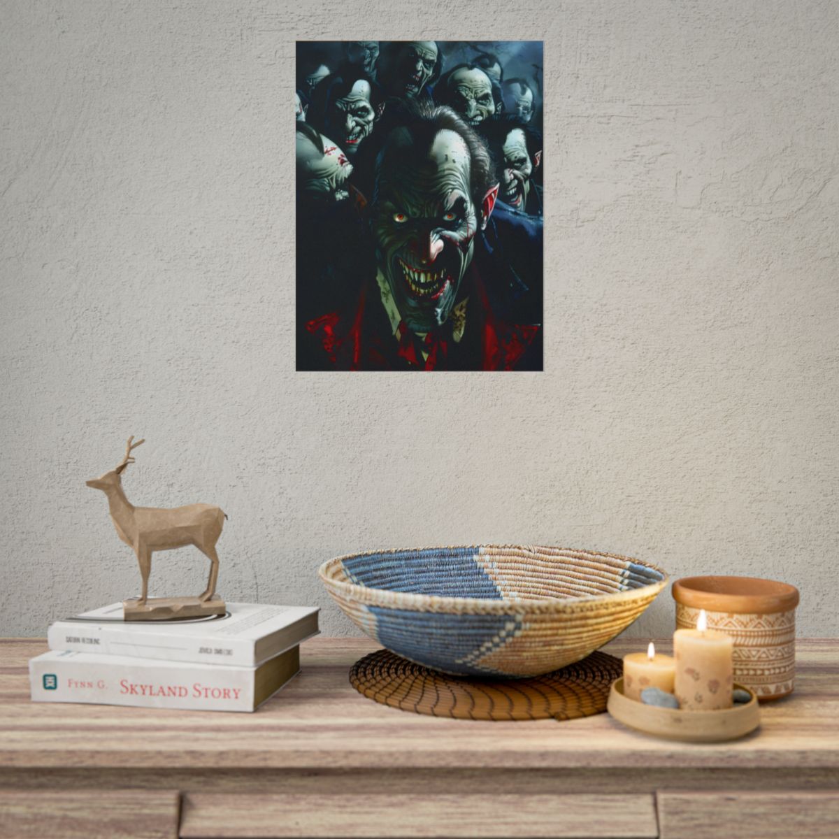Mischievous Vampires: Gothic Group Artwork - Poster