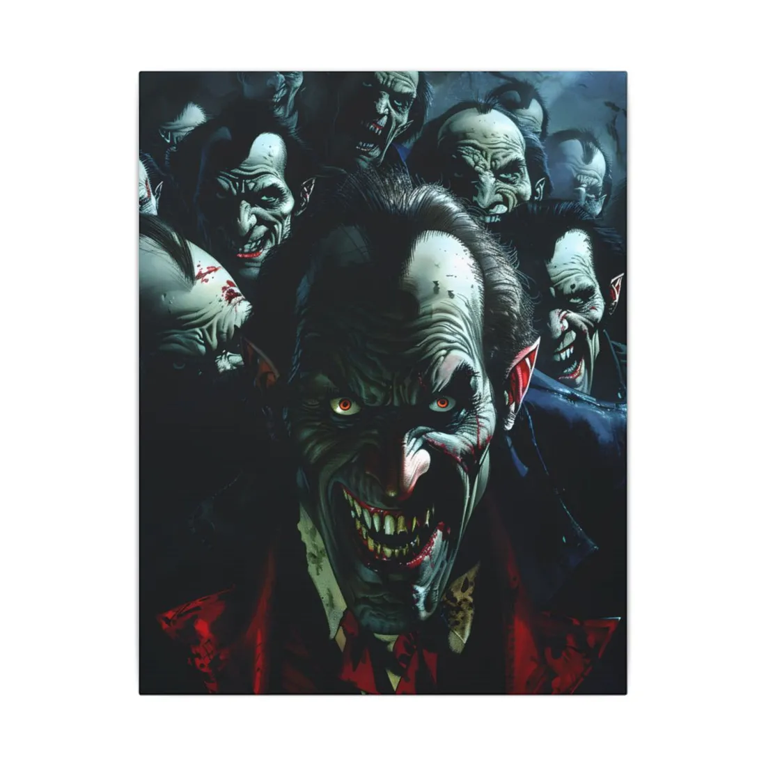 Mischievous Vampires: Gothic Group - Canvas