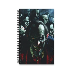 Group of Vampire Faces Spiral Notebook