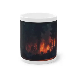 Creatures in Foggy Forest Mug