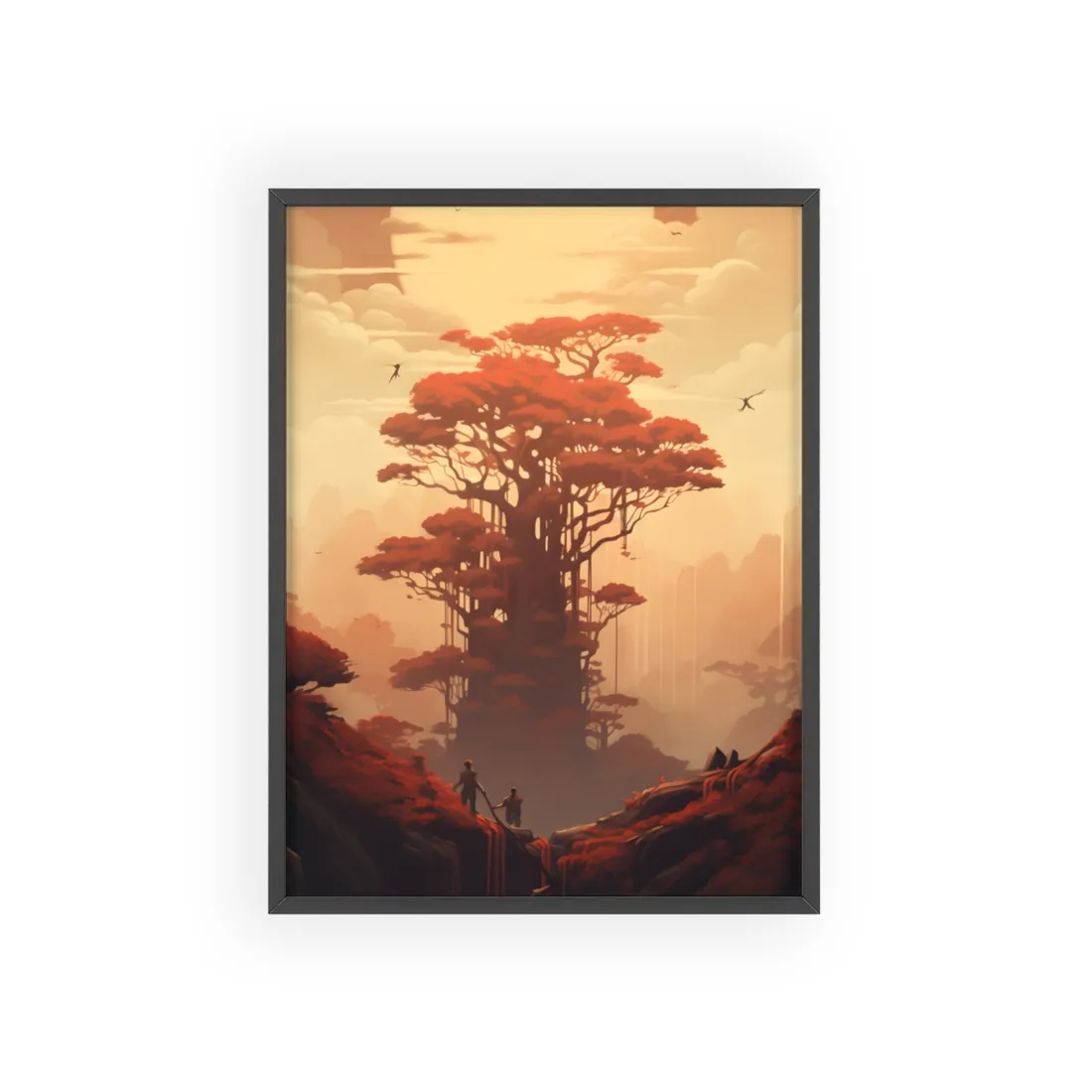 Mobile Art: Tech-Inspired Self-Expression - Framed Poster