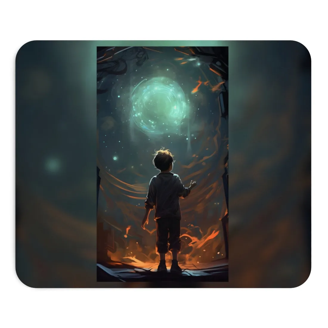 Mobile Life: A Moment in Time - Digital Art - Mouse Pad