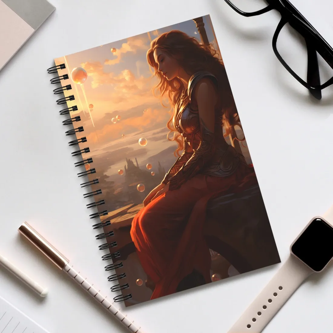 Mobile Moment: A - Spiral Notebook