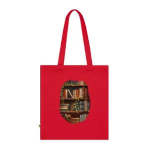 Antique Books on Shelf Tote Bag