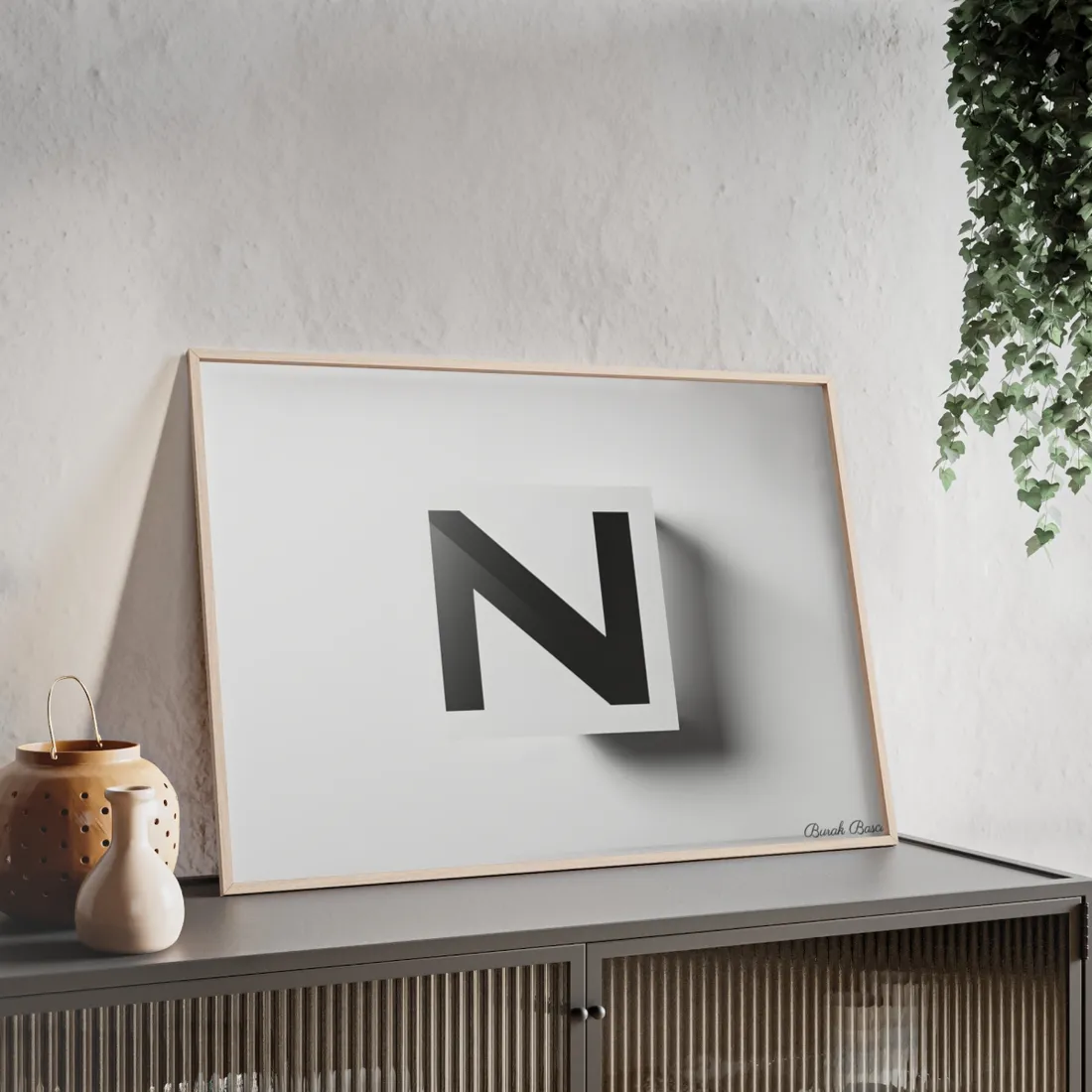 Modern Minimalist Poster: Batch 1 - Clean Design 2024 - Framed Poster