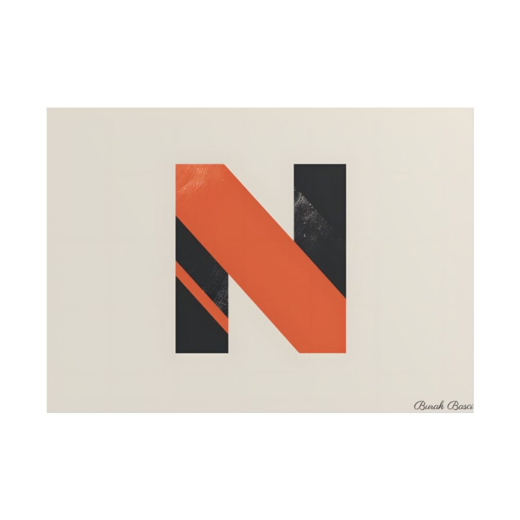 Modern Minimalist Poster: Bold Typography in Batch 1 - Poster