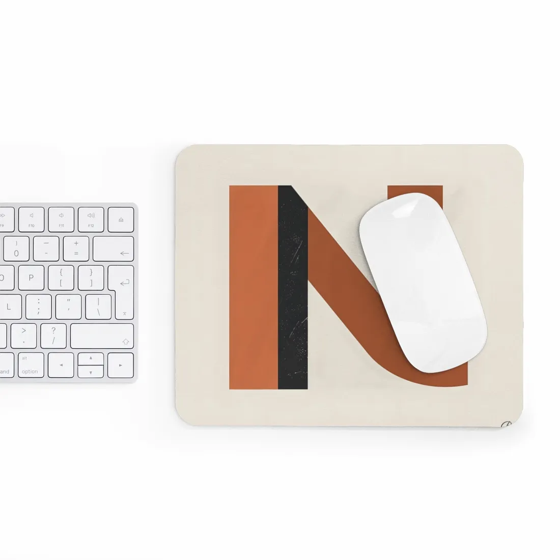 Modern Minimalist Poster: Unique 62097 Number - Mouse Pad