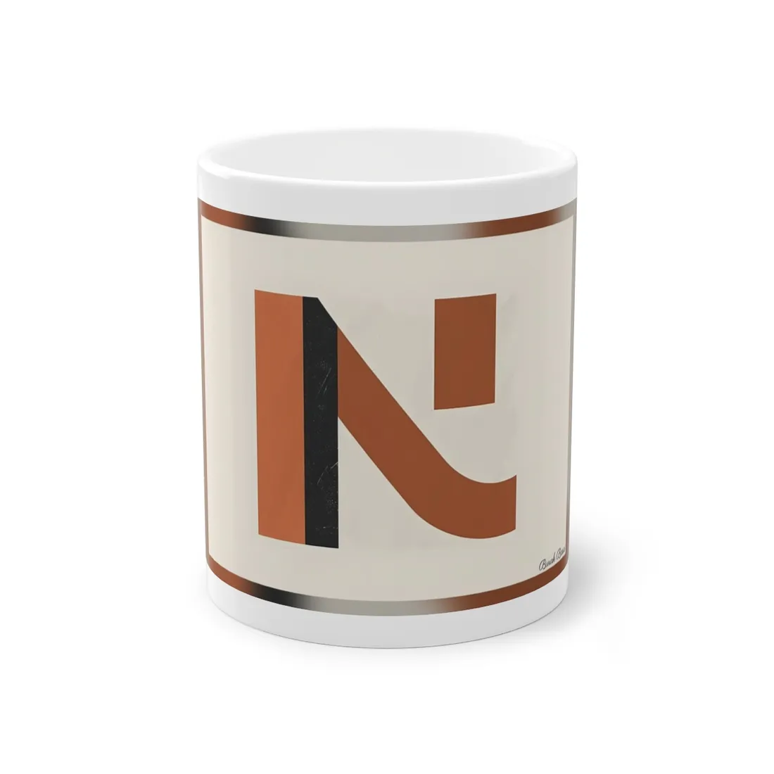 Modern Minimalist Poster: Unique 62097 Number - Mug