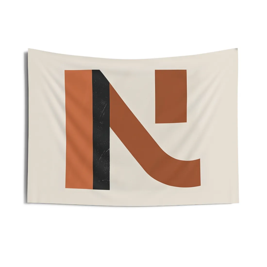 Modern Minimalist Poster: Unique 62097 Number - Wall Tapestry