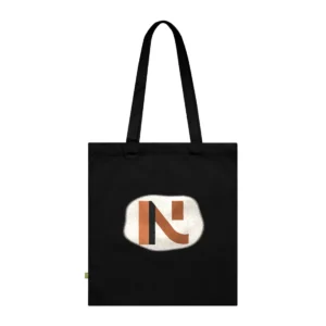 Terracotta Letter N Tote Bag