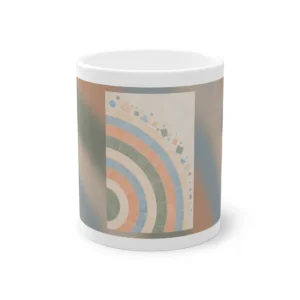 Pastel Concentric Tile Arcs Mug