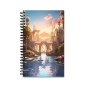 Fantasy Palace at Sunset Spiral Notebook