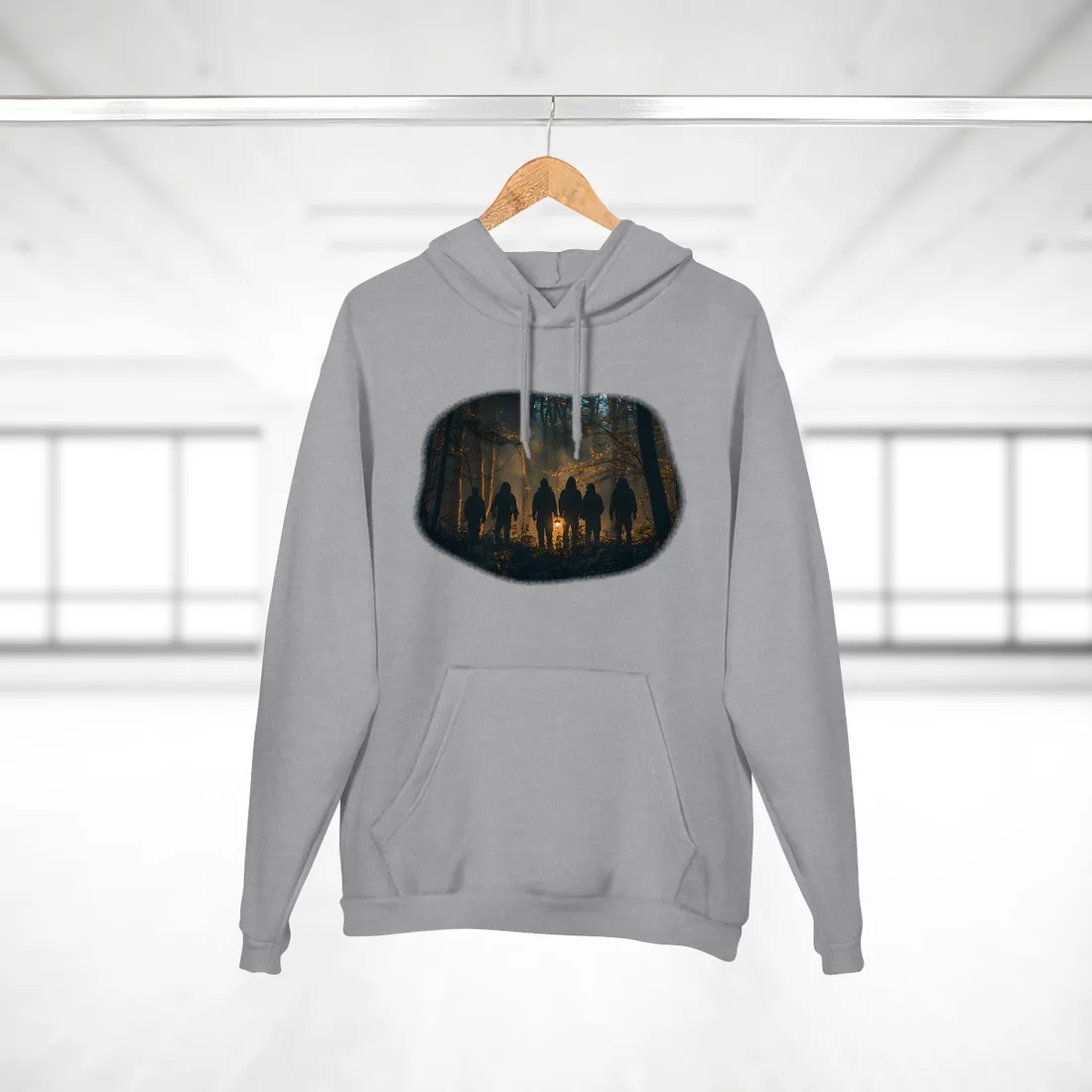 Mysterious Forest Quest: Brave Explorers Embark on a Day of Adventure - Hoodie (Heather Grey)