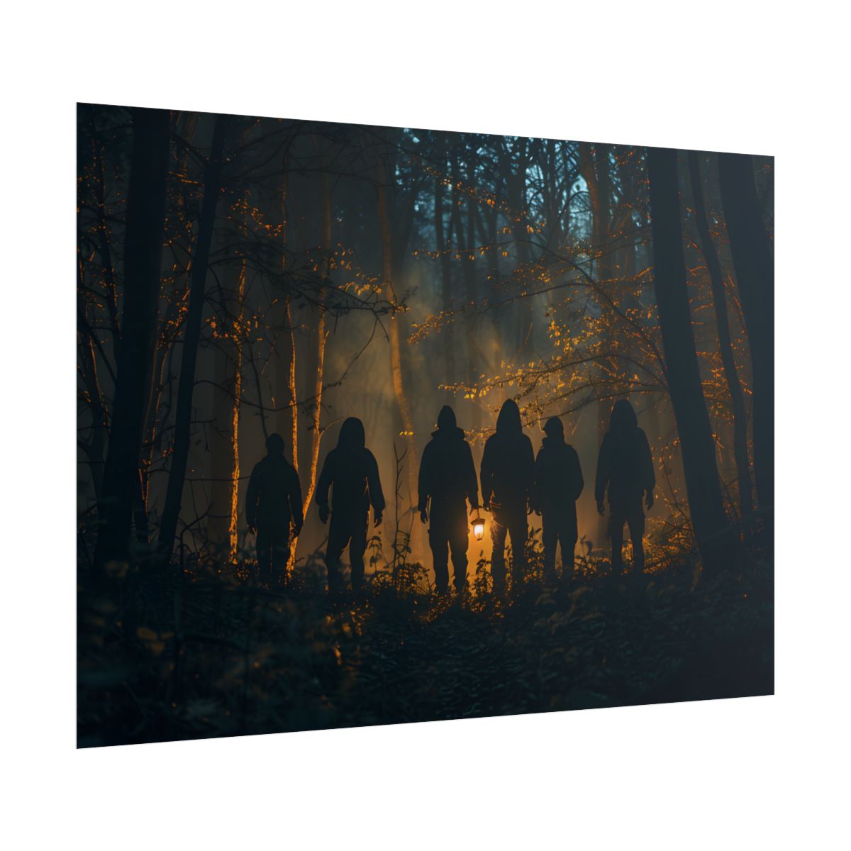 Mysterious Forest Quest: Brave Explorers Embark on a Day of Adventure - Poster