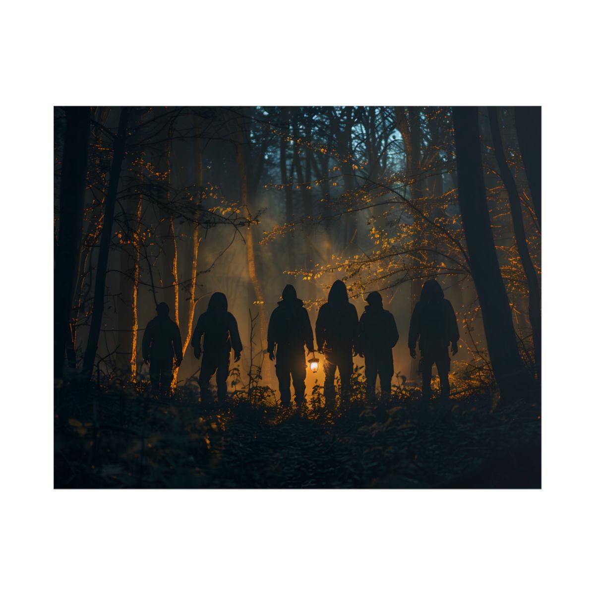 Mysterious Forest Quest: Brave Explorers Embark on a Day of Adventure - Poster