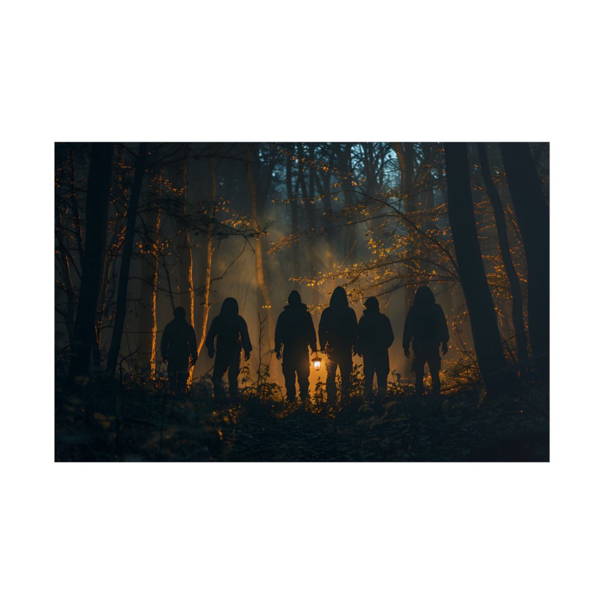 Mysterious Forest Quest: Brave Explorers Embark on a Day of Adventure - Poster