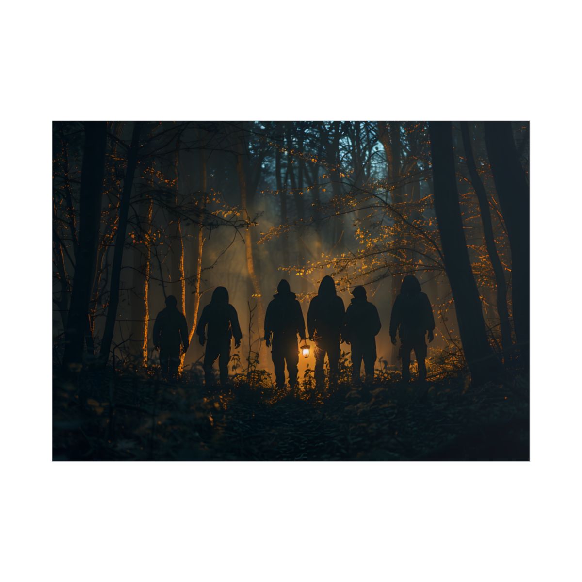 Mysterious Forest Quest: Brave Explorers Embark on a Day of Adventure - Poster