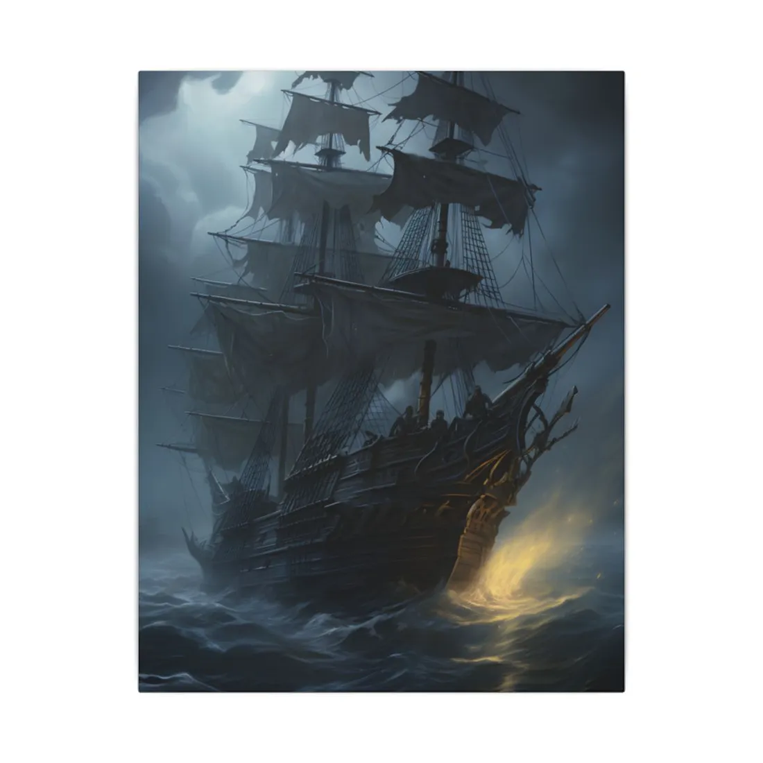 Mysterious Ghost Pirate Ship Sail - Canvas
