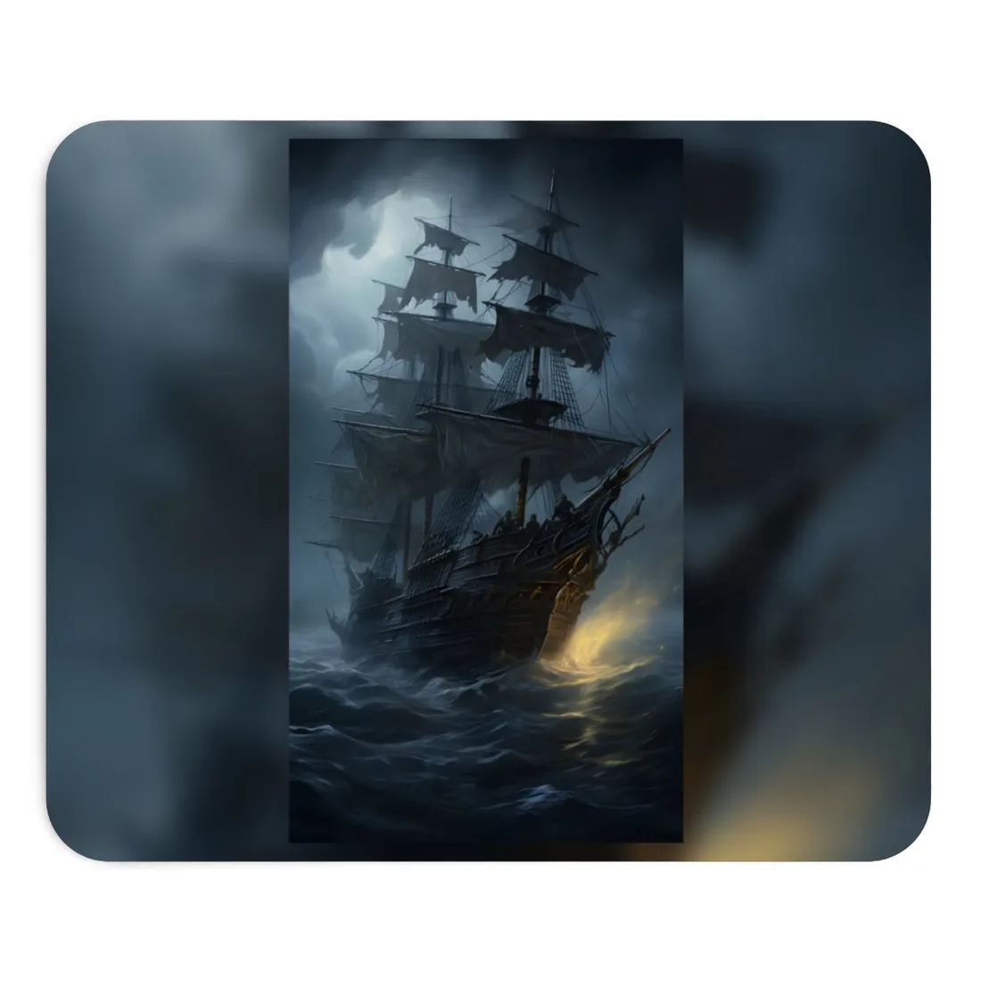 Mysterious Ghost Pirate Ship Sail - Mouse Pad