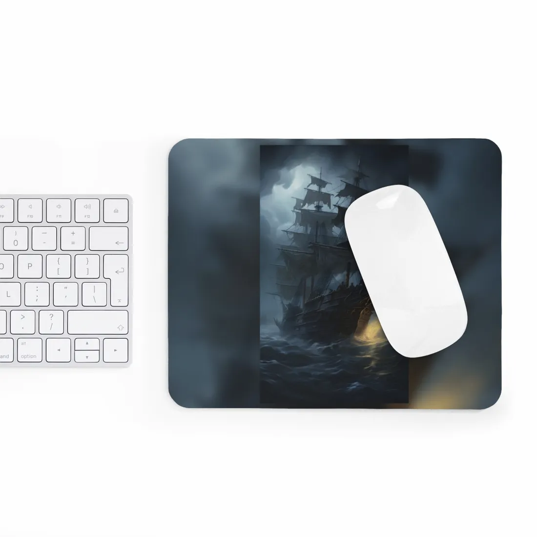 Mysterious Ghost Pirate Ship Sail - Mouse Pad