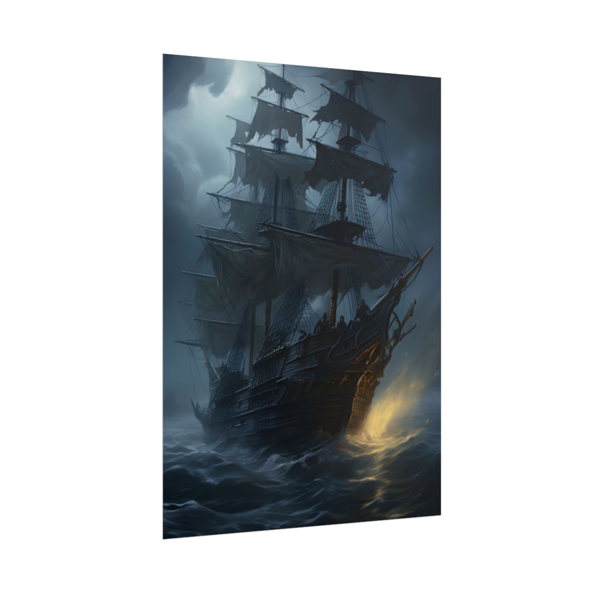 Mysterious Ghost Pirate Ship Sail - Poster