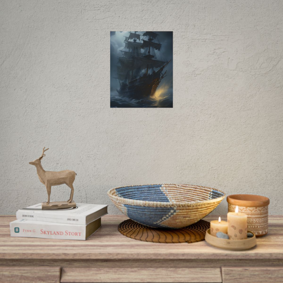 Mysterious Ghost Pirate Ship Sail - Poster