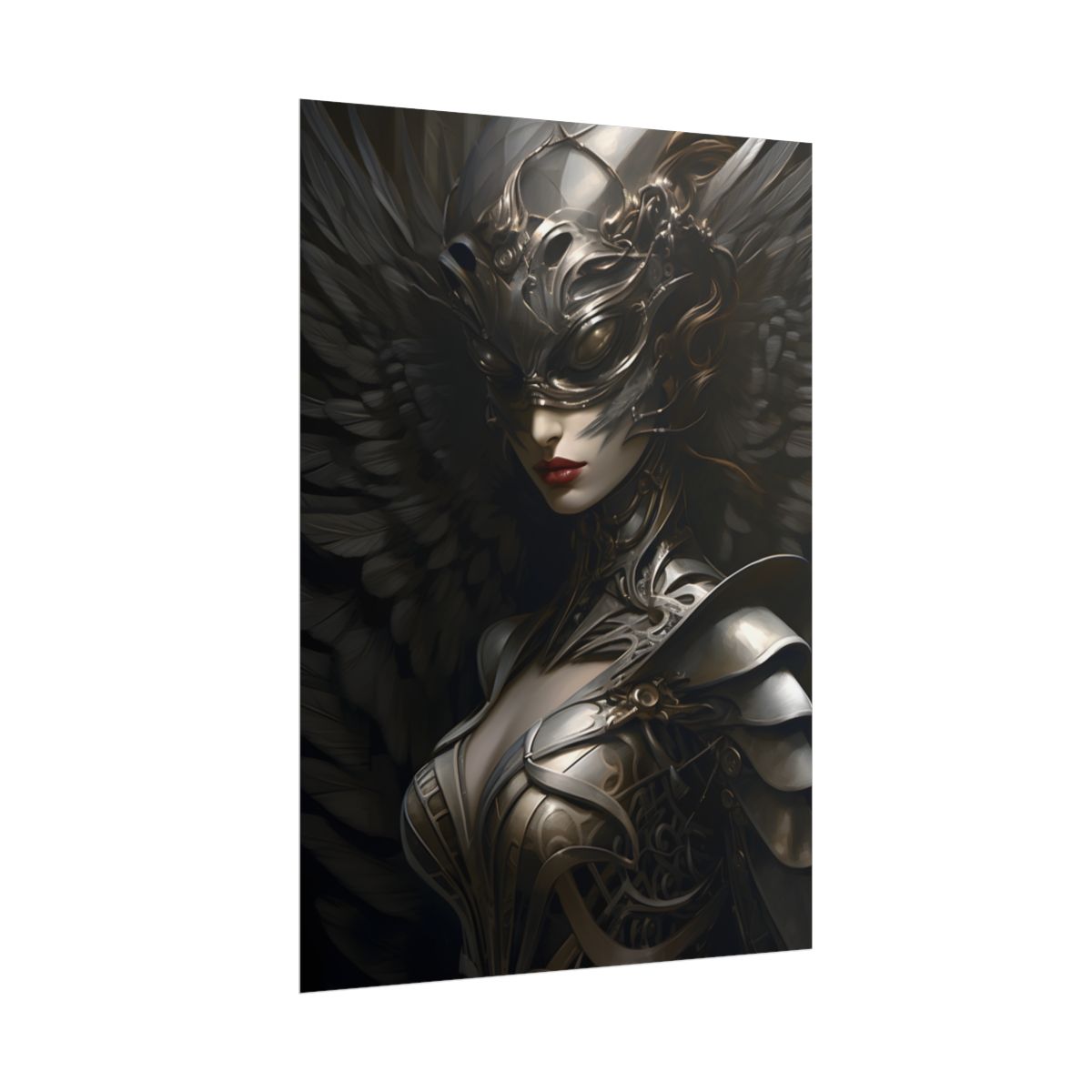 Mysterious Guardian: Imposing Artwork - Poster