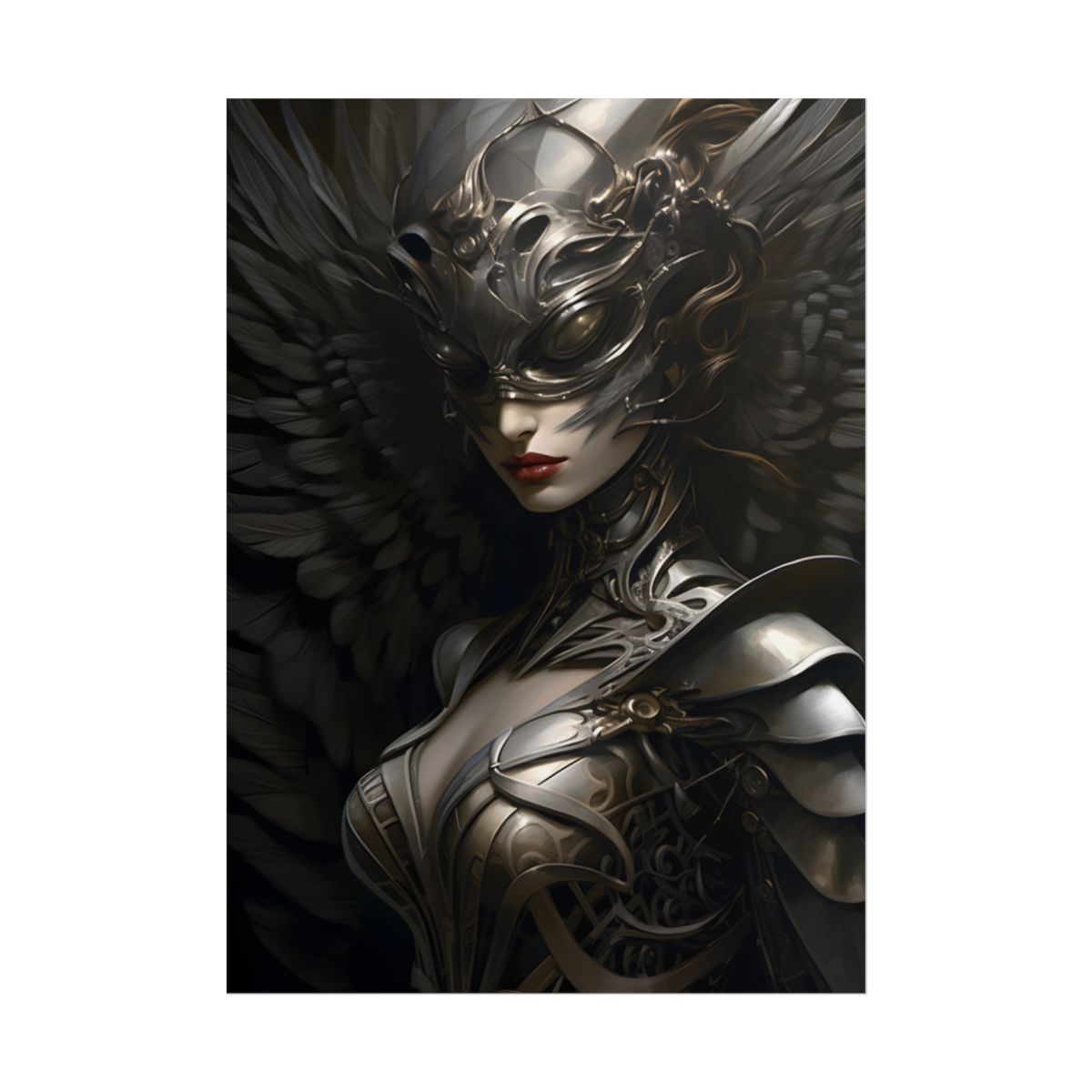 Mysterious Guardian: Imposing Artwork - Poster