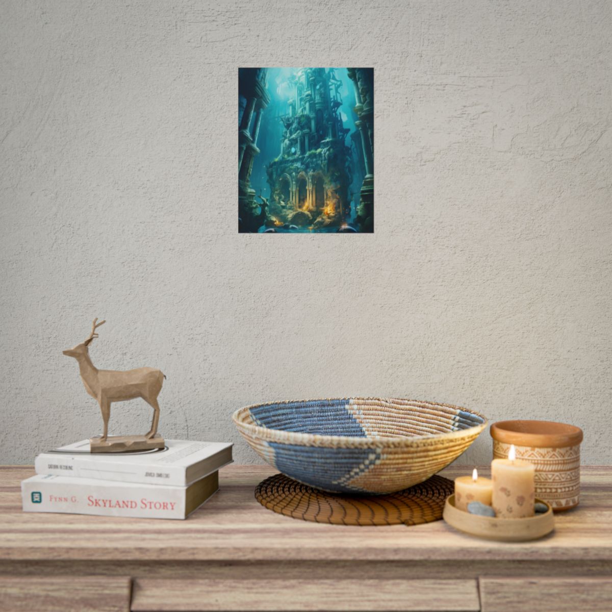 Mysterious Hidden Underwater City: Ancient Civilization Submerged - Poster