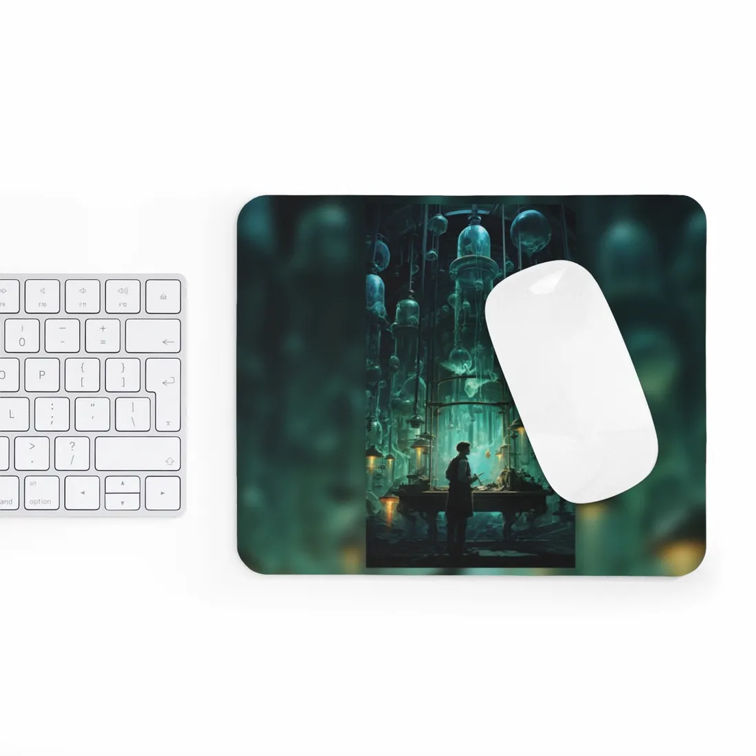 Mysterious Lab Scene: Scientific Research - Mouse Pad
