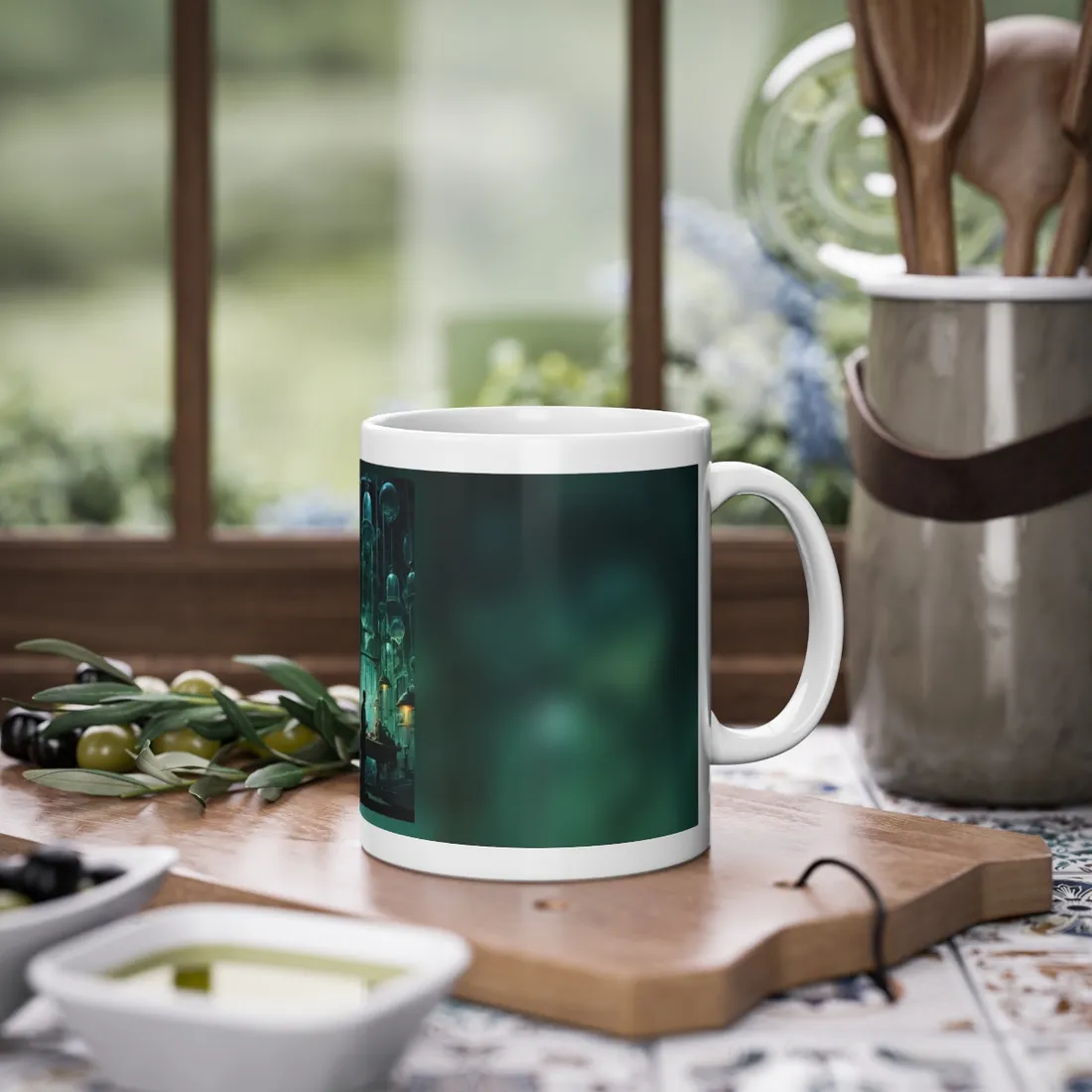 Mysterious Lab Scene: Scientific Research - Mug