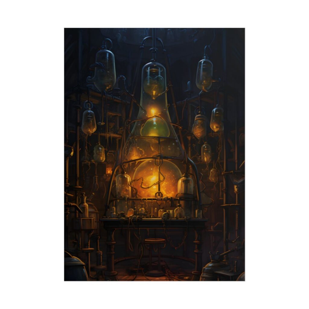 Mysterious Lab: Scientific Secrets in Darkness - Poster
